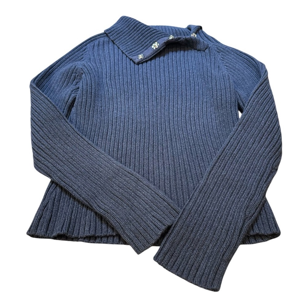 Canyon River Blues Navy Cowl Neck Sweater